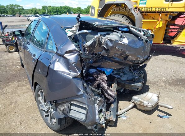 19XFC2F74GE235519 2016 HONDA CIVIC Gray წინა ხედი
