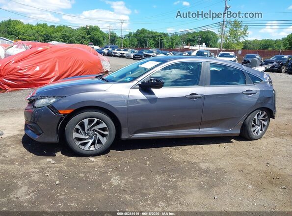 19XFC2F74GE235519 2016 HONDA CIVIC Gray სალონის 360-გრადუსიანი ხედი