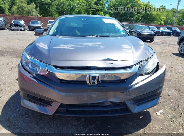 19XFC2F74GE235519 2016 HONDA CIVIC Gray ხელსაწყოთა პანელის ხედი
