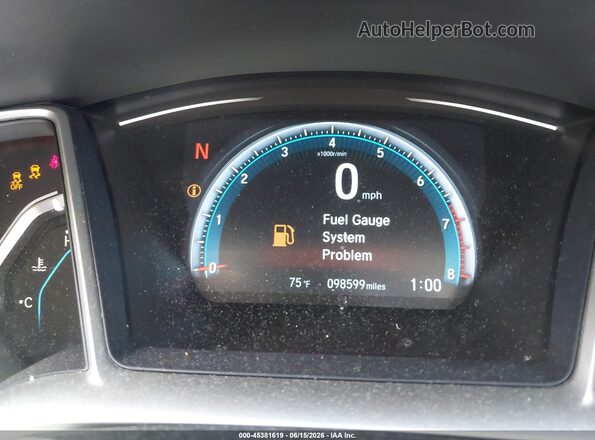 19XFC2F74GE235519 2016 HONDA CIVIC Gray 