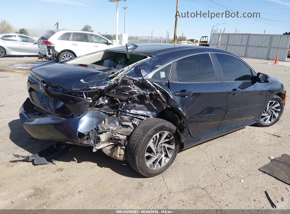 19XFC2F74HE014147 2017 HONDA CIVIC Dark Blue Հետևի աջ