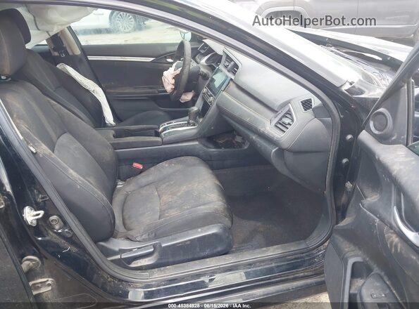 19XFC2F74HE039629 2017 HONDA CIVIC Black წინა სალონის ხედი