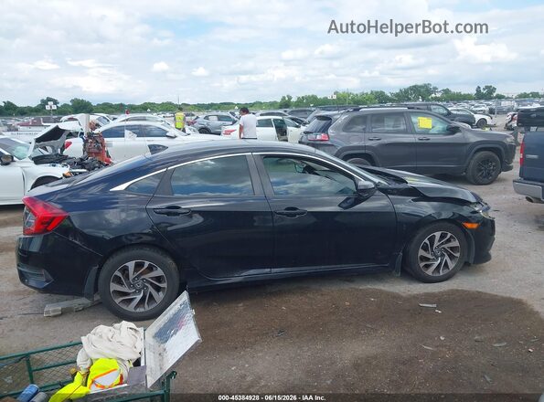 19XFC2F74HE039629 2017 HONDA CIVIC Black უკანა სალონის ხედი