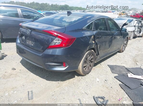 19XFC2F74HE052588 2017 HONDA CIVIC Gray Rear right