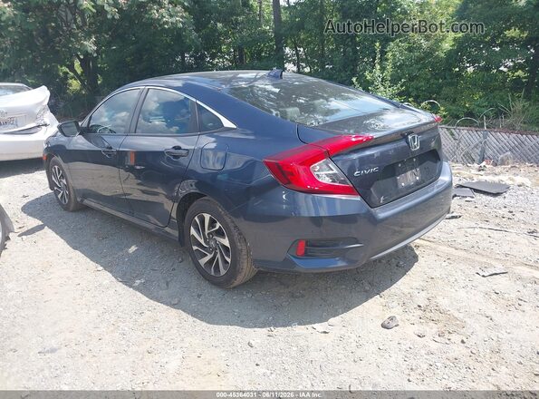 19XFC2F74HE052588 2017 HONDA CIVIC Gray Rear left