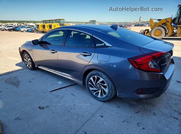 19XFC2F74JE006359 2018 HONDA CIVIC Gray Задня ліва чверть