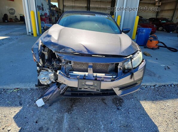 19XFC2F74JE006359 2018 HONDA CIVIC Gray Вид спереду