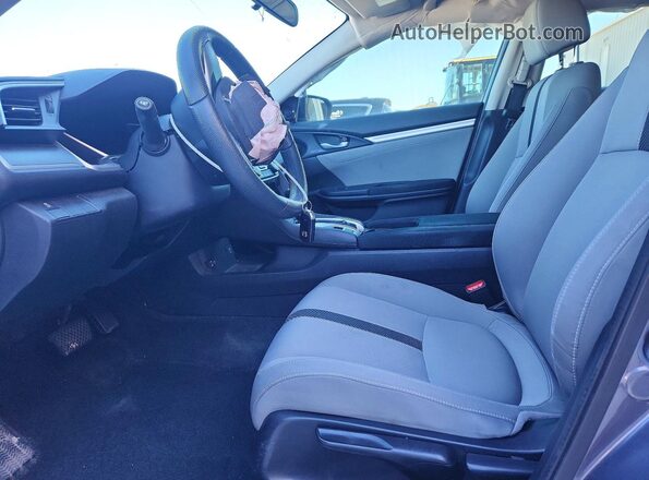 19XFC2F74JE006359 2018 HONDA CIVIC Gray Вид салону спереду
