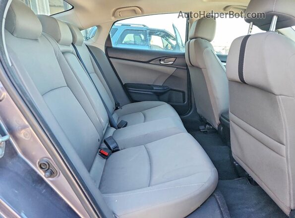 19XFC2F74JE006359 2018 HONDA CIVIC Gray Вид задніх сидінь