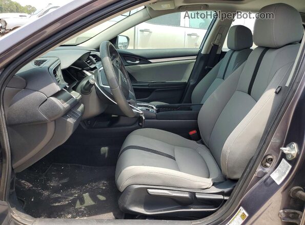 19XFC2F74JE040947 2018 HONDA CIVIC Silver Front interior view