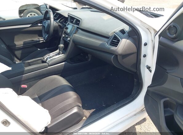 19XFC2F74JE207906 2018 HONDA CIVIC White Widok wnętrza z przodu