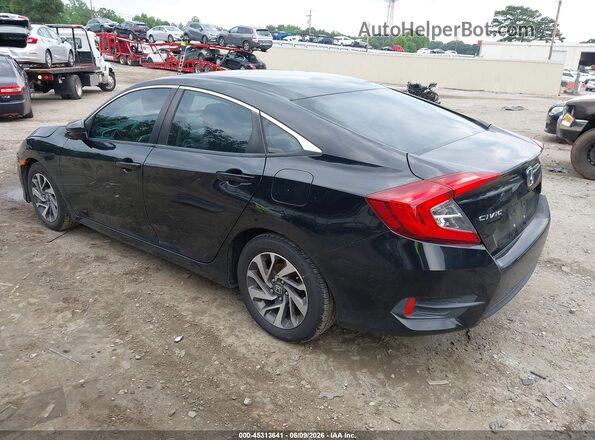 19XFC2F75GE057099 2016 HONDA CIVIC Black უკანა მარცხენა