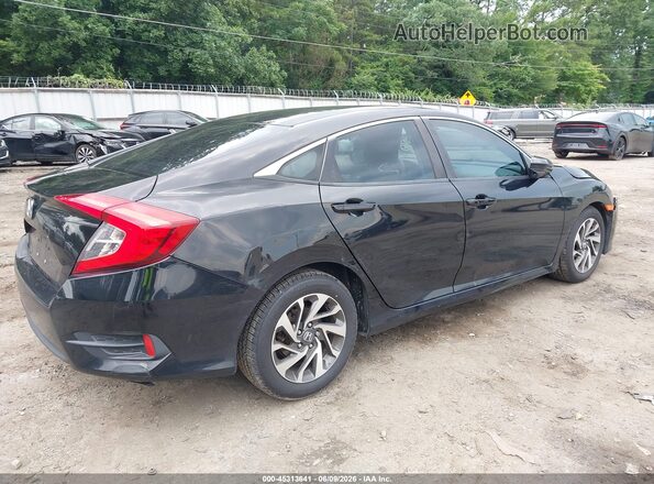 19XFC2F75GE057099 2016 HONDA CIVIC Black უკანა მარჯვენა