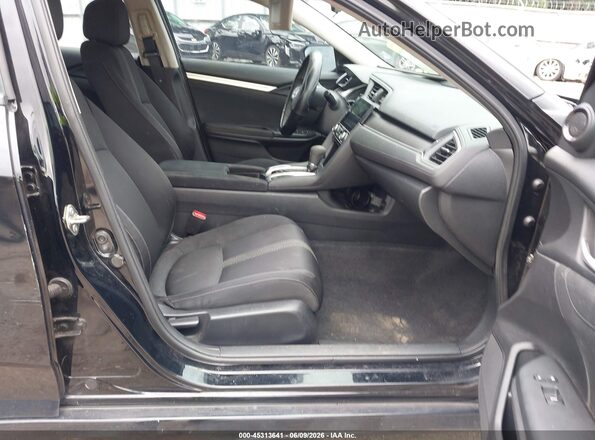 19XFC2F75GE057099 2016 HONDA CIVIC Black წინა სალონის ხედი