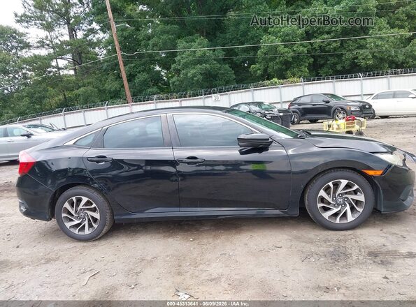 19XFC2F75GE057099 2016 HONDA CIVIC Black უკანა სალონის ხედი