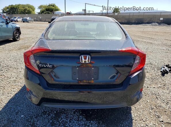 19XFC2F75GE219989 2016 HONDA CIVIC Black Widok z tyłu