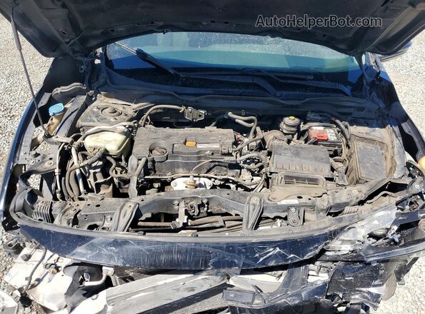 19XFC2F75GE219989 2016 HONDA CIVIC Black Widok wnętrza z tyłu