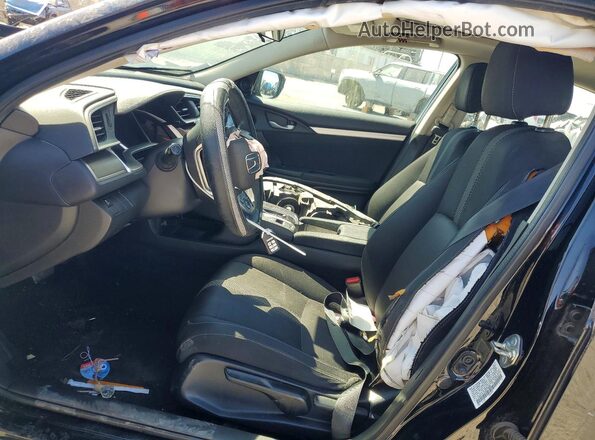 19XFC2F75GE219989 2016 HONDA CIVIC Black Widok wnętrza z przodu