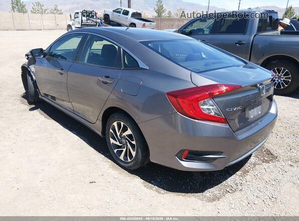 19XFC2F75GE249932 2016 HONDA CIVIC Gray Задня ліва чверть