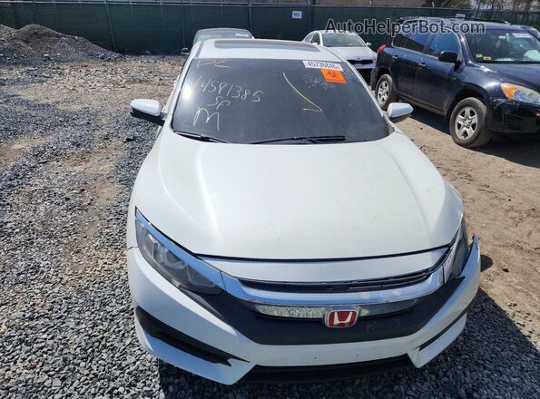 19XFC2F75HE051711 2017 HONDA CIVIC White Widok z przodu