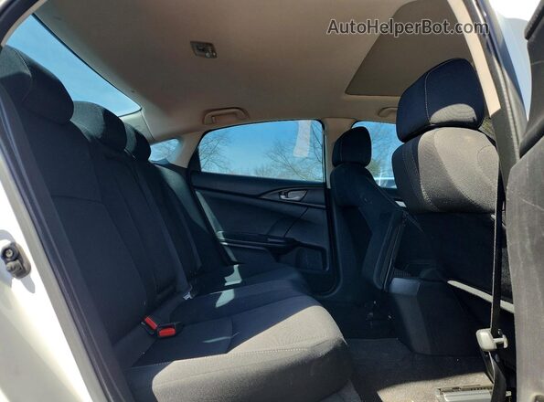 19XFC2F75HE051711 2017 HONDA CIVIC White Widok tylnych siedzeń