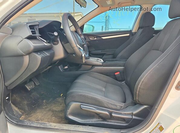 19XFC2F75HE051711 2017 HONDA CIVIC White Widok wnętrza z przodu