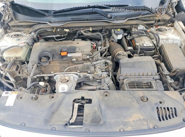 19XFC2F75HE067861 2017 HONDA CIVIC White უკანა სალონის ხედი