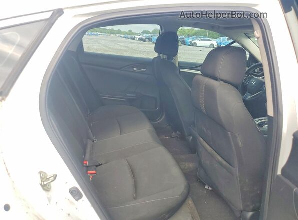 19XFC2F75HE067861 2017 HONDA CIVIC White უკანა სავარძლების ხედი
