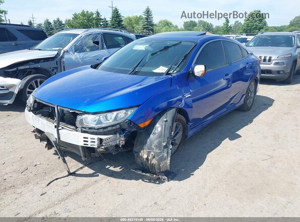 19XFC2F75HE204880 2017 HONDA CIVIC Blue Przód lewy