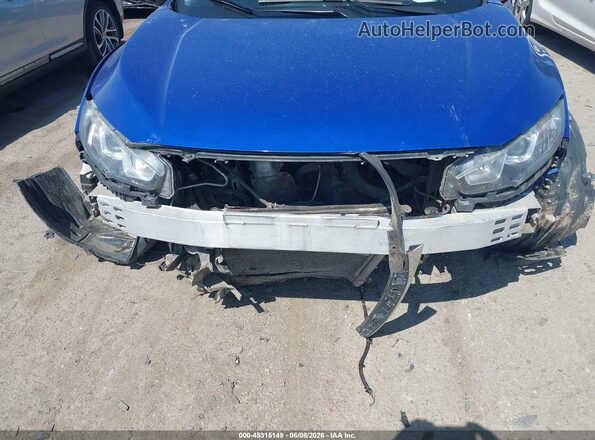 19XFC2F75HE204880 2017 HONDA CIVIC Blue Widok z przodu
