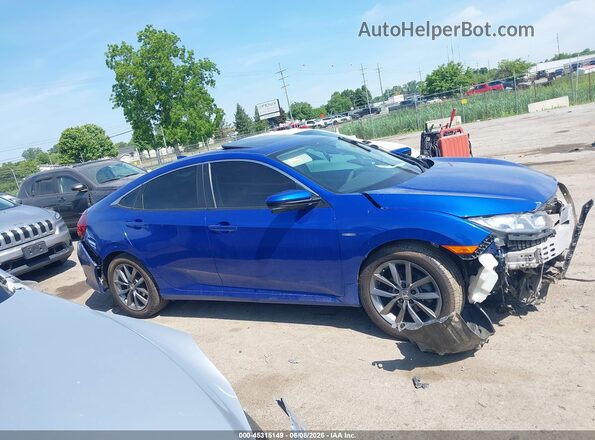 19XFC2F75HE204880 2017 HONDA CIVIC Blue Widok wnętrza z tyłu