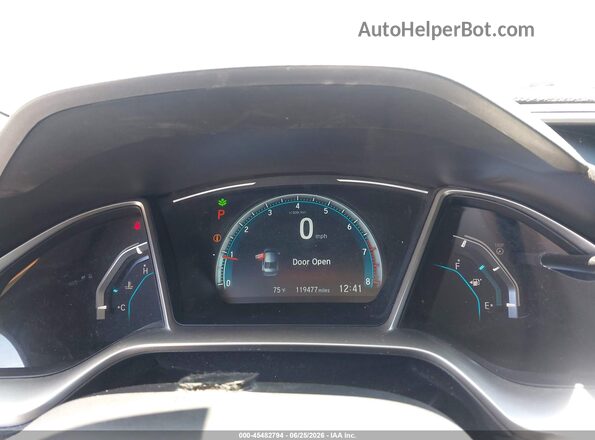 19XFC2F75HE228208 2017 HONDA CIVIC White Հետևի նստատեղերի տեսք