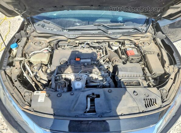 19XFC2F75JE044215 2018 HONDA CIVIC Black Widok wnętrza z tyłu
