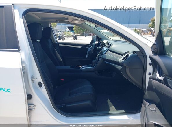 19XFC2F75JE207848 2018 HONDA CIVIC White Front interior view