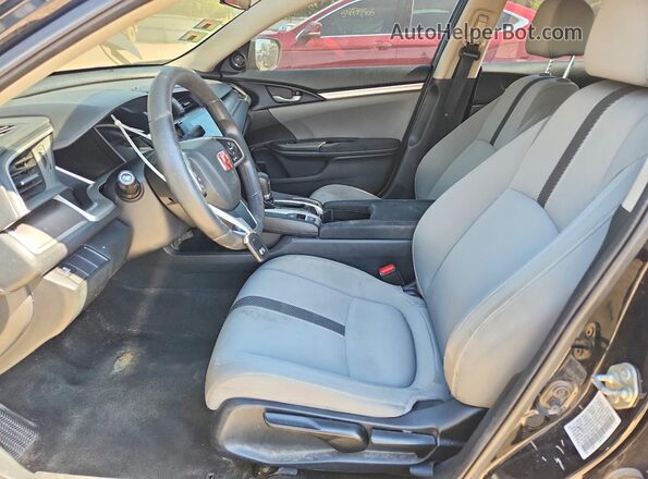 19XFC2F76GE078673 2016 HONDA CIVIC Black Вид салону спереду