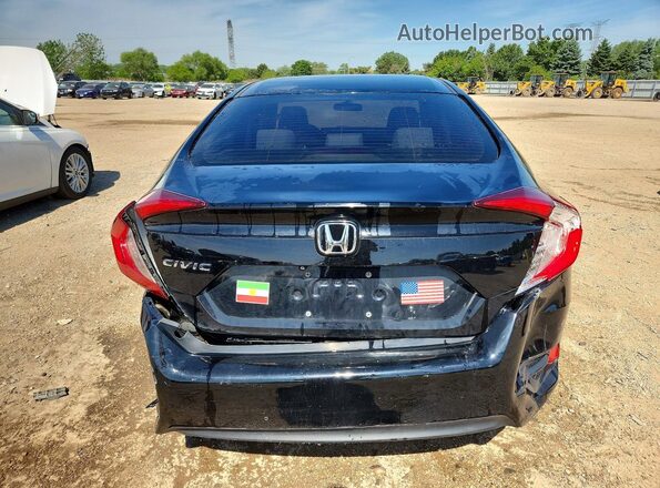 19XFC2F76GE078673 2016 HONDA CIVIC Black Вид ззаду