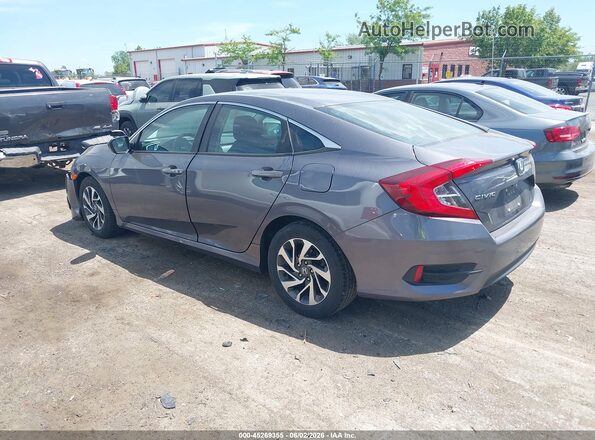 19XFC2F76GE081444 2016 HONDA CIVIC Gray Հետևի ձախ