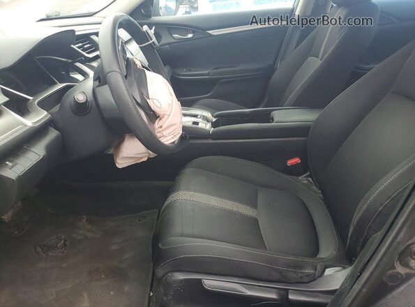19XFC2F76GE202778 2016 HONDA CIVIC Gray წინა სალონის ხედი
