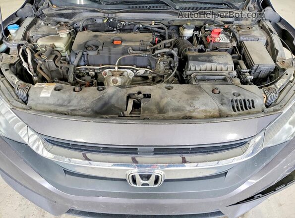 19XFC2F76GE202778 2016 HONDA CIVIC Gray უკანა სალონის ხედი