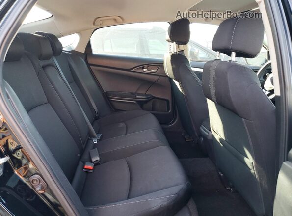 19XFC2F76HE016854 2017 HONDA CIVIC Black Widok tylnych siedzeń
