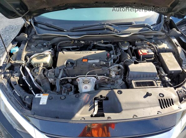 19XFC2F76HE016854 2017 HONDA CIVIC Black Widok wnętrza z tyłu