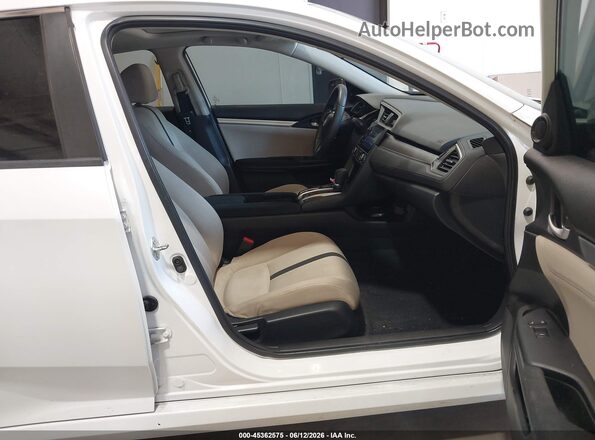19XFC2F76HE067688 2017 HONDA CIVIC White Вид салону спереду