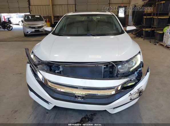 19XFC2F76HE067688 2017 HONDA CIVIC White Вид щитка приладів