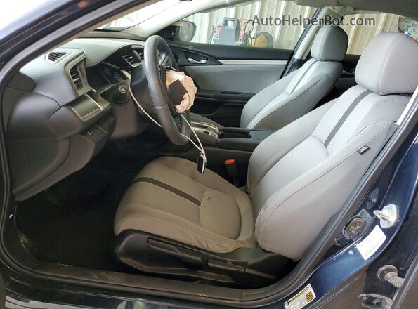 19XFC2F76HE082367 2017 HONDA CIVIC Black Widok wnętrza z przodu