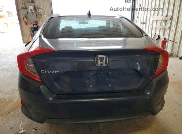 19XFC2F76HE082367 2017 HONDA CIVIC Black Widok z tyłu