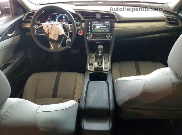 19XFC2F76HE082367 2017 HONDA CIVIC Black Widok deski rozdzielczej