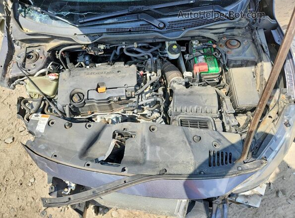 19XFC2F76HE213958 2017 HONDA CIVIC Gray Rear interior view