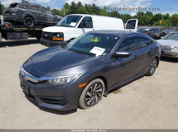 19XFC2F76HE230808 2017 HONDA CIVIC Серый Передняя левая четверть