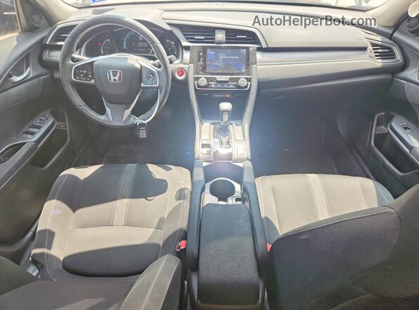 19XFC2F76JE003169 2018 HONDA CIVIC Black Вид панелі приладів