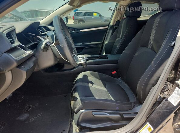19XFC2F76JE003169 2018 HONDA CIVIC Black Вид салону спереду